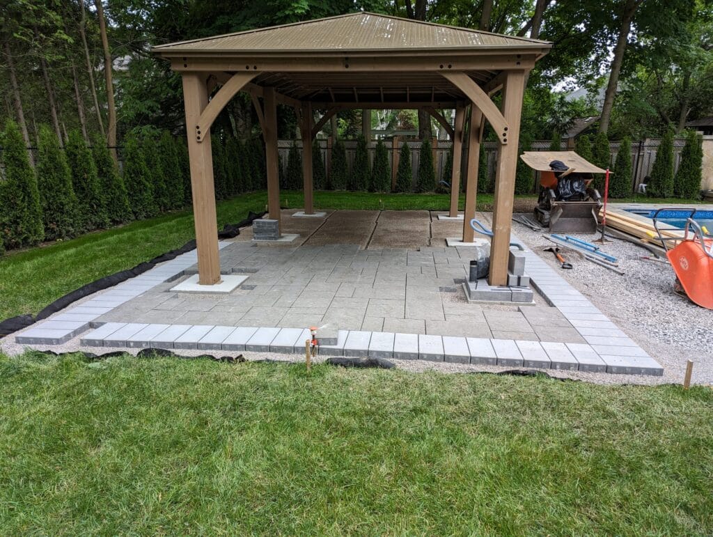 interlock almost complete, getting ready for pillars