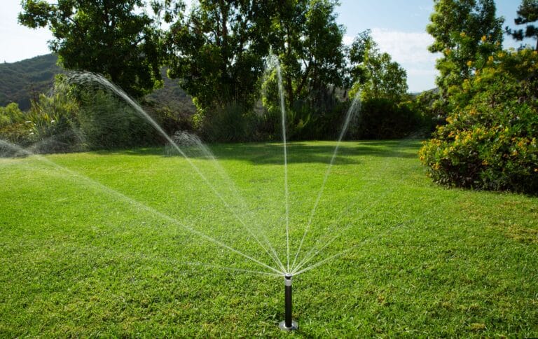 Irrigation system with a rain sensor for water conservation