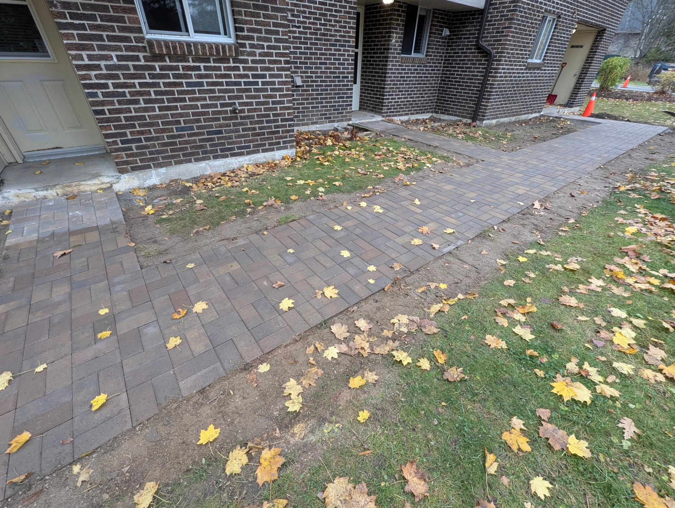 affordable interlock paver pathway