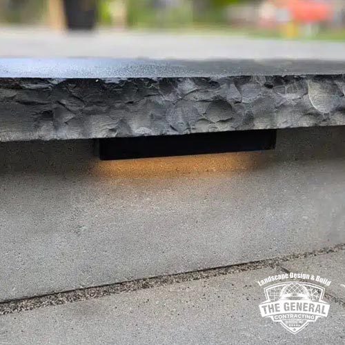 Coping Wall Cap Style Landscape Lighting