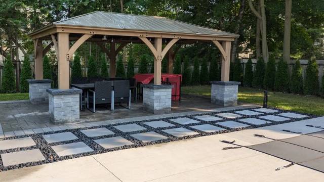 Gazebo Build and Custom Stone Work