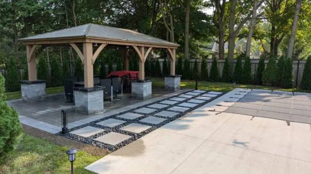 Gazebo Build and Custom Stone Work
