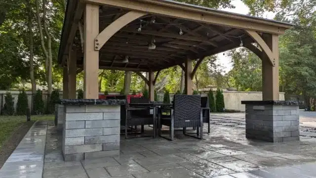 Gazebo Build and Custom Stone Work