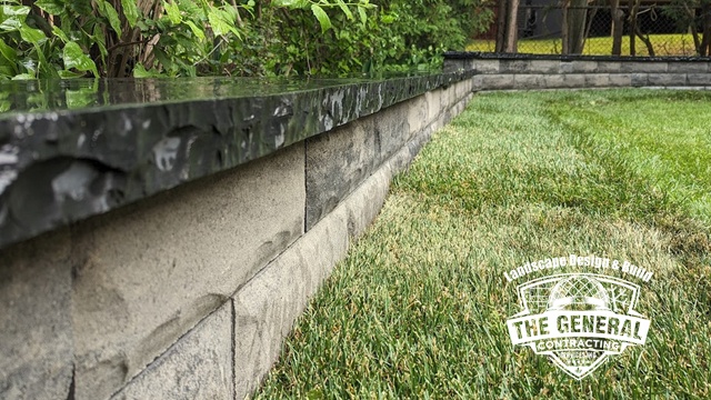 Retaining Wall in Mississauga for Sloped Yards and Drainage Problems