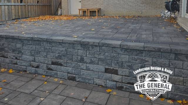 Interlocking Walkway With Retaining Wall Ideas for Toronto Homes