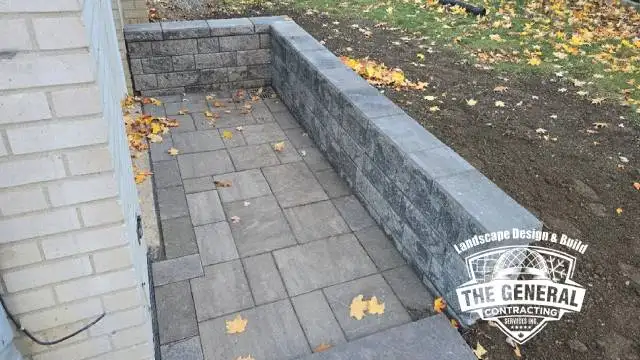 Interlocking Walkway With Retaining Wall Ideas for Toronto Homes