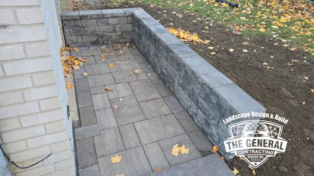 Interlocking Walkway With Retaining Wall Ideas for Toronto Homes